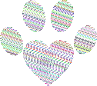 Paws Heart Love Stickdatei – Herzen & Liebe