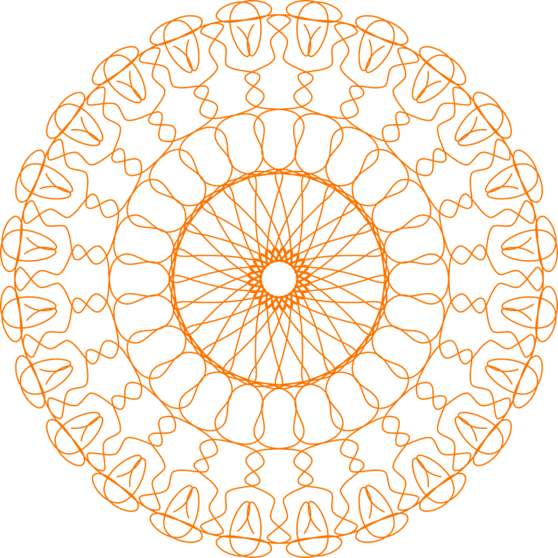 Mandala Decorative Ornamental Stickdatei – Weihnachten