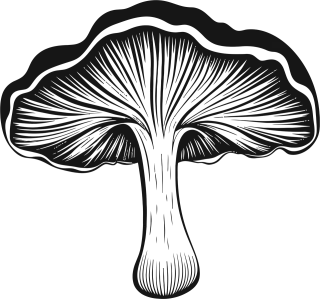 Ai generated Mushroom Plant Stickdatei