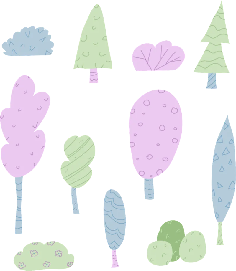 Nature Drawing Art Stickdatei – Natur