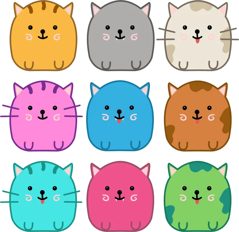 Cats Animals Kitten Stickdatei – Tiere
