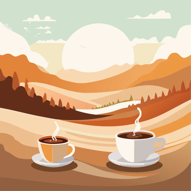 Ai generated Coffee Caffeine Stickdatei – Essen & Trinken