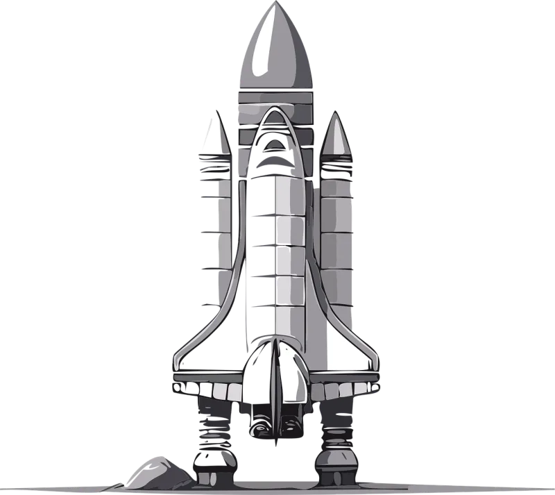 Ai generated Rocket Galaxy Stickdatei – Kinder