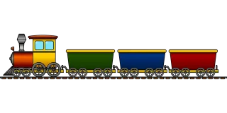 Train Toy Game Stickdatei