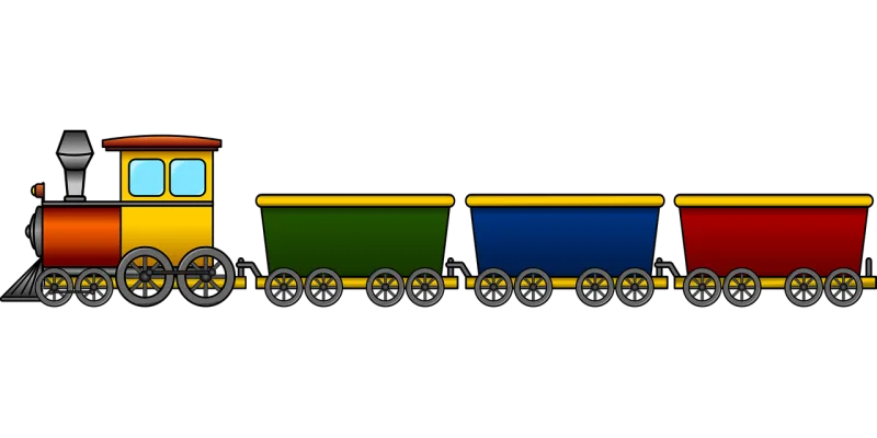 Train Toy Game Stickdatei – Kinder