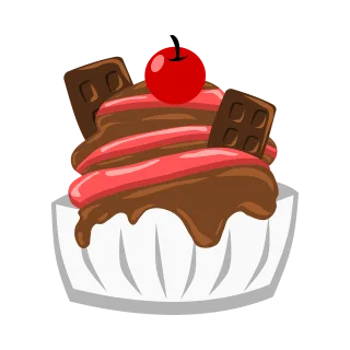 Cake Chocolate Cherry Stickdatei