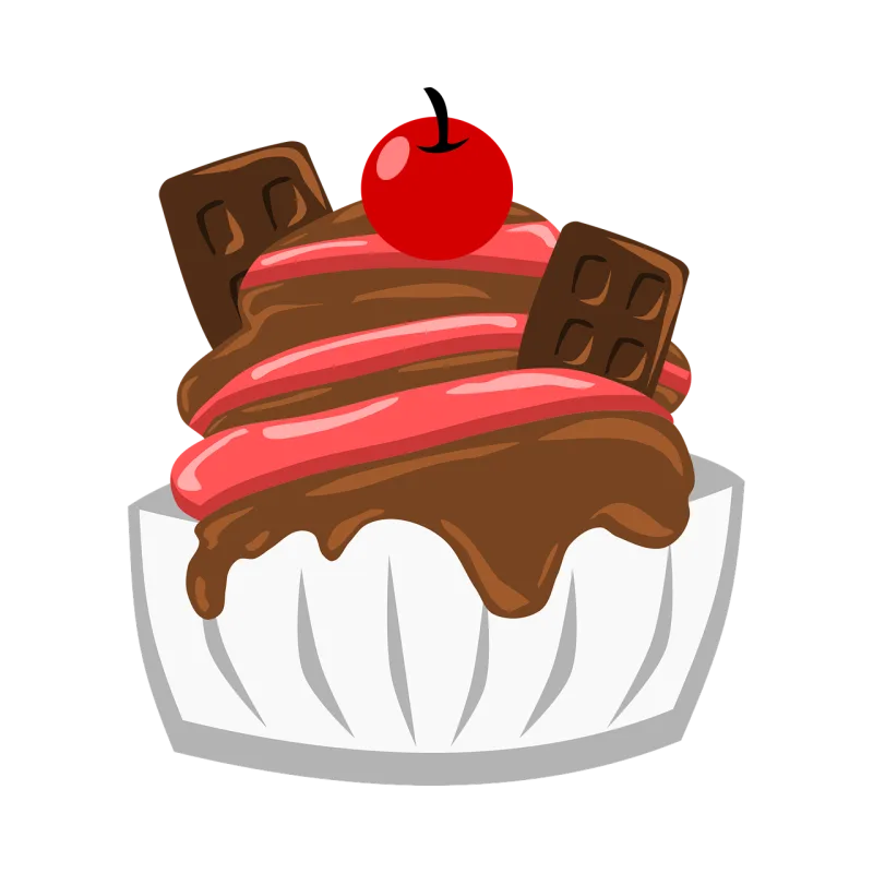 Cake Chocolate Cherry Stickdatei – Essen & Trinken
