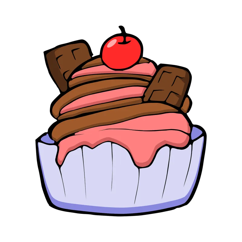 Cake Chocolate Cherry Stickdatei – Essen & Trinken