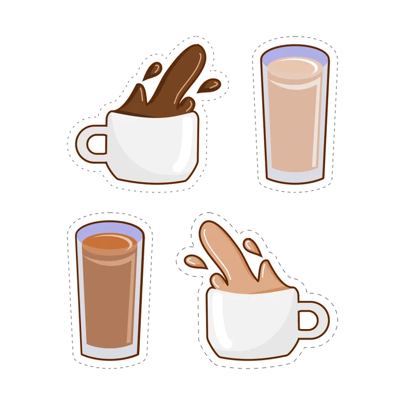 Drink Milk Chocolate Stickdatei – Essen & Trinken