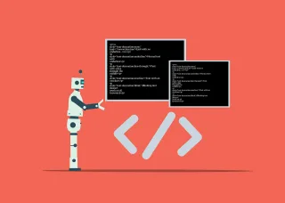 Artificial intelligence Coding Programming Stickdatei – Kinder
