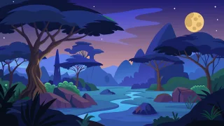 Ai generated Beautiful wallpaper Africa Stickdatei