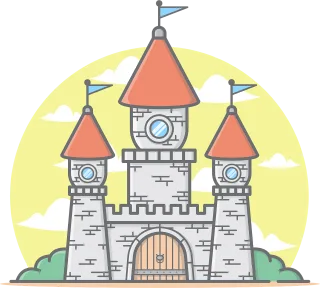 Castle Palace Kingdom Stickdatei