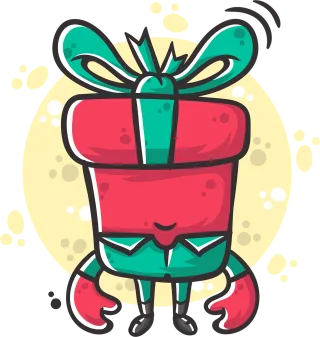 Gift Box Present Stickdatei