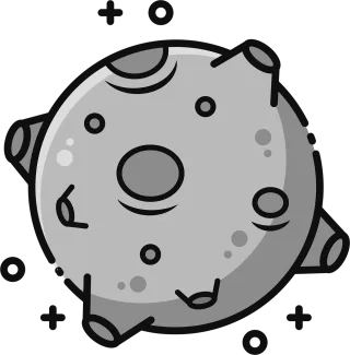 Moon Nature Full moon Stickdatei