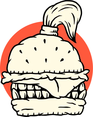 Burger Hamburger Food Stickdatei
