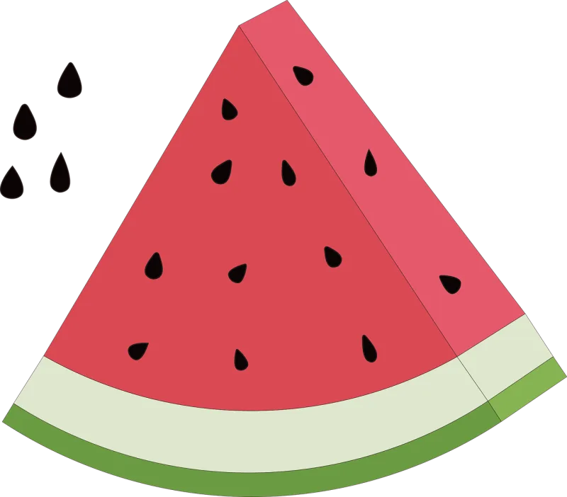Watermelon Fruit Nature Stickdatei – Essen & Trinken