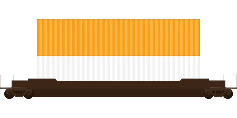 Train Freight Car Stickdatei – Fahrzeuge