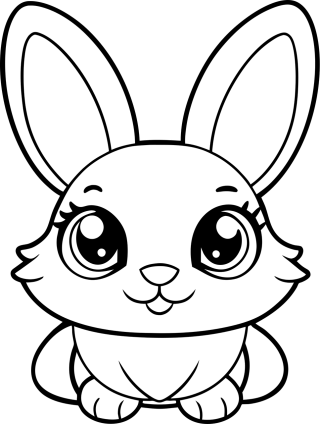 Ai generated Rabbit Bunny Stickdatei