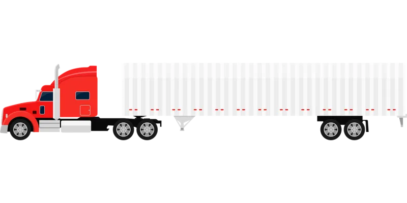 Semi-truck Truck Semi Stickdatei – Fahrzeuge