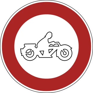 Ban Banned Motorcycles Stickdatei