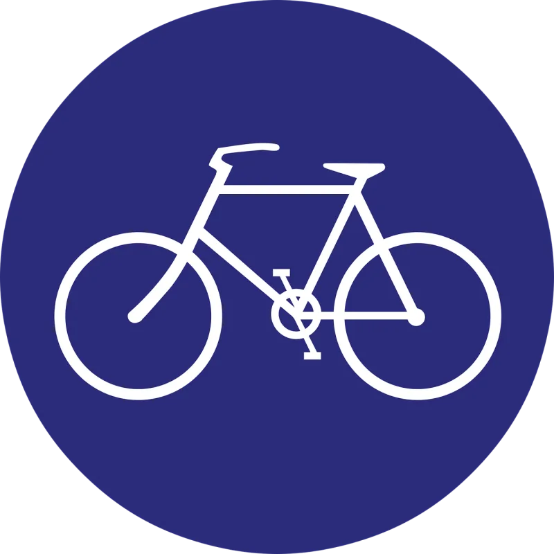 Bicycles Sign Bike Stickdatei – Sport