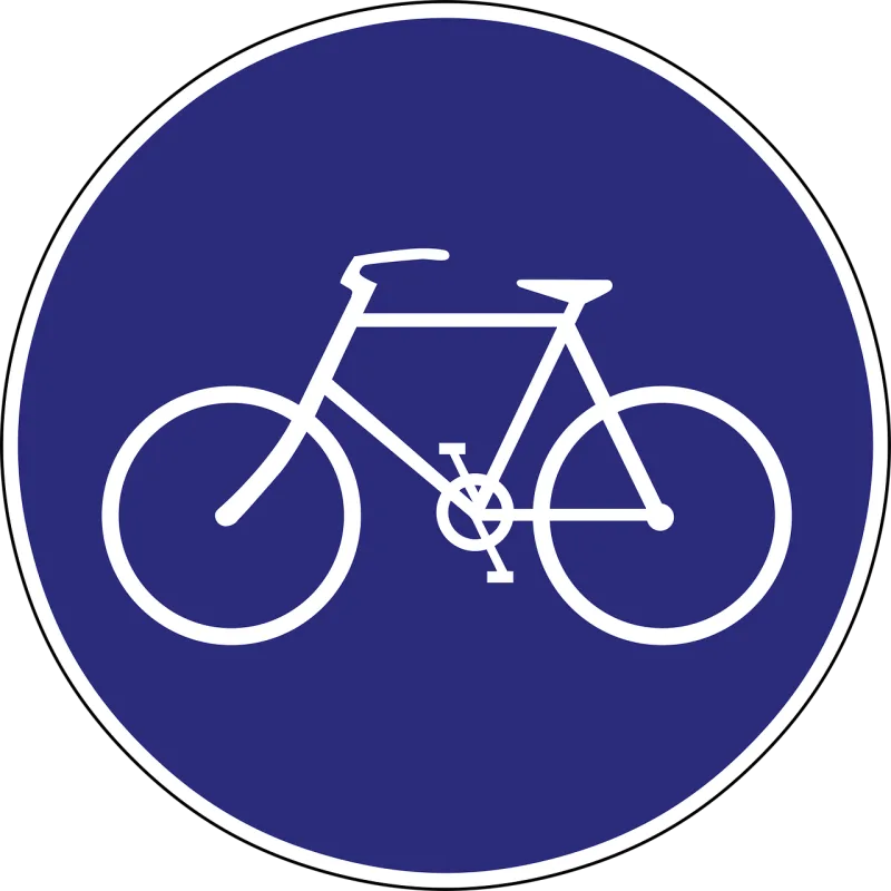 Bicycles Sign Bike Stickdatei – Sport
