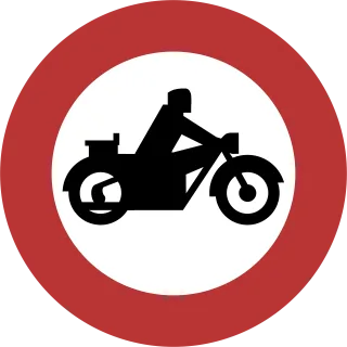 Motorcycles Restriction Prohibition Stickdatei