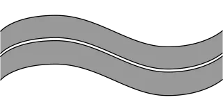 Graphic Road Solid line Stickdatei