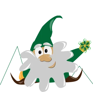 Gnome Mountain Dolomites Stickdatei