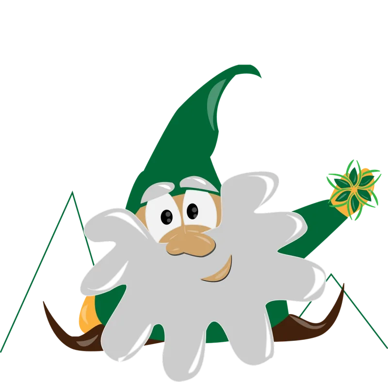 Gnome Mountain Dolomites Stickdatei – Natur