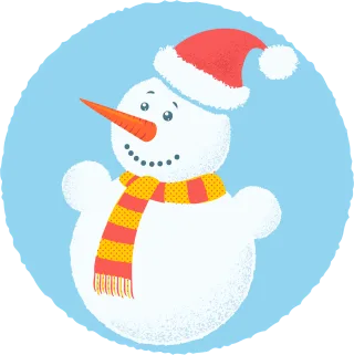 Snow Snowman White Stickdatei