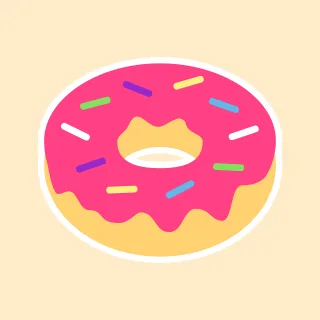 Food Doughnut Sweet Stickdatei