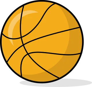 Ball Basketball Cartoon Stickdatei
