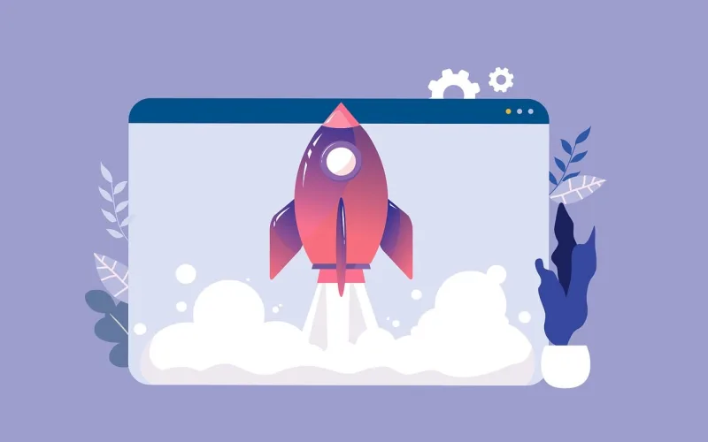 Rocket Launch Digital marketing Stickdatei – Kinder