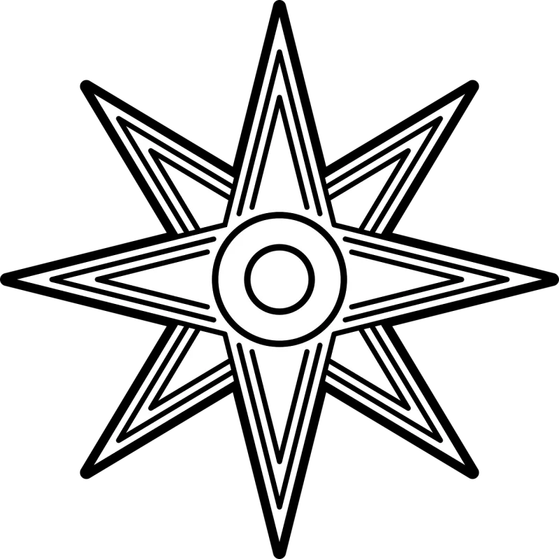 Ishtar Ancient Symbol Stickdatei – Weihnachten
