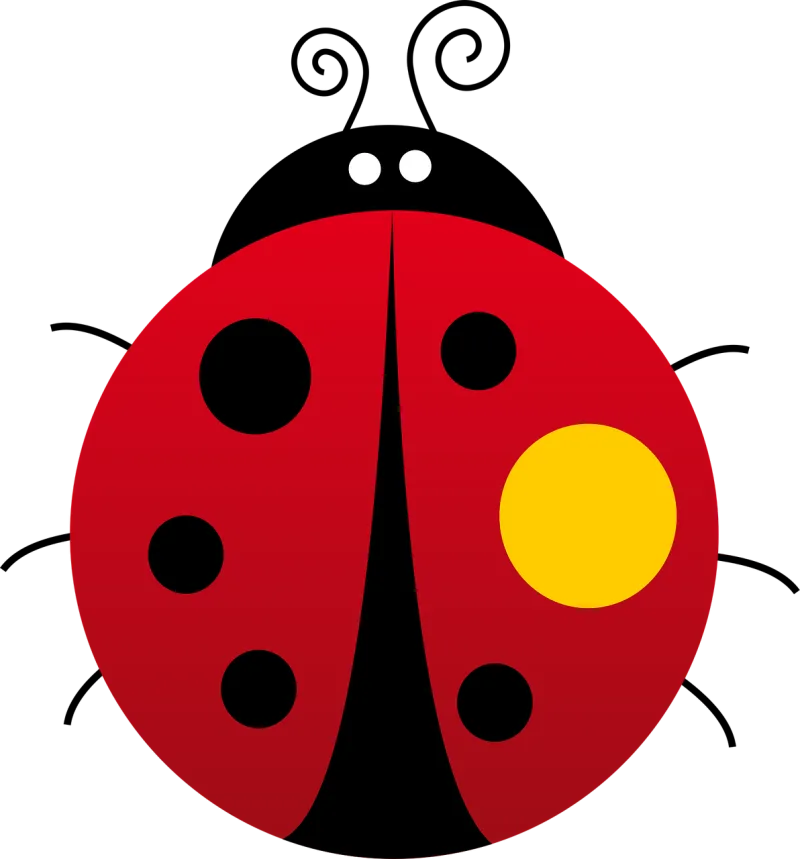 Ladybug Beetle Red Stickdatei – Tiere