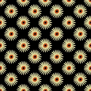 Flower Pattern Retro Stickdatei