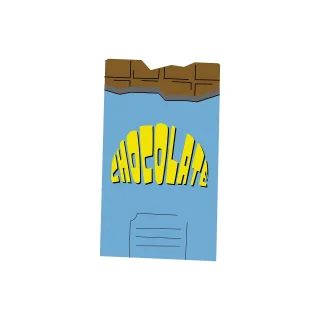 Chocolate Bar Dessert Stickdatei – Essen & Trinken