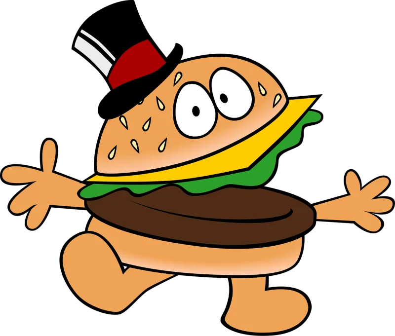 Burger Hamburger Food Stickdatei – Essen & Trinken