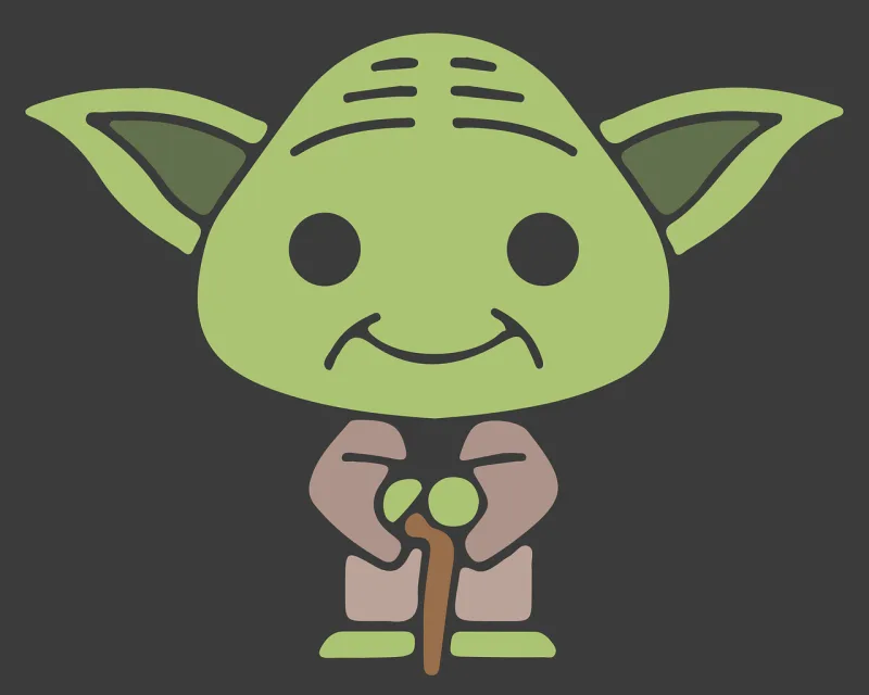 Yoda Jedi Star wars Stickdatei – Weihnachten