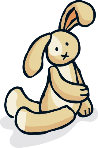 Toy Bunny Rabbit Stickdatei