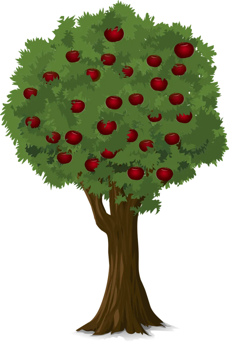 Tree Apple Apple tree Stickdatei – Essen & Trinken