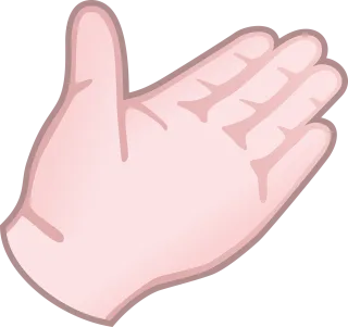 Palm Hand Open hand Stickdatei