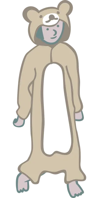Bear Onesie Outfit Stickdatei