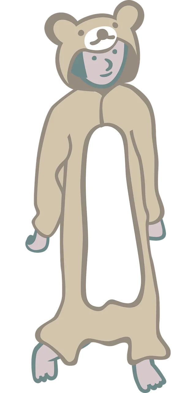 Bear Onesie Outfit Stickdatei – Tiere