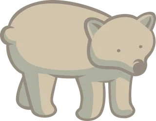 Bear Nature Animal Stickdatei