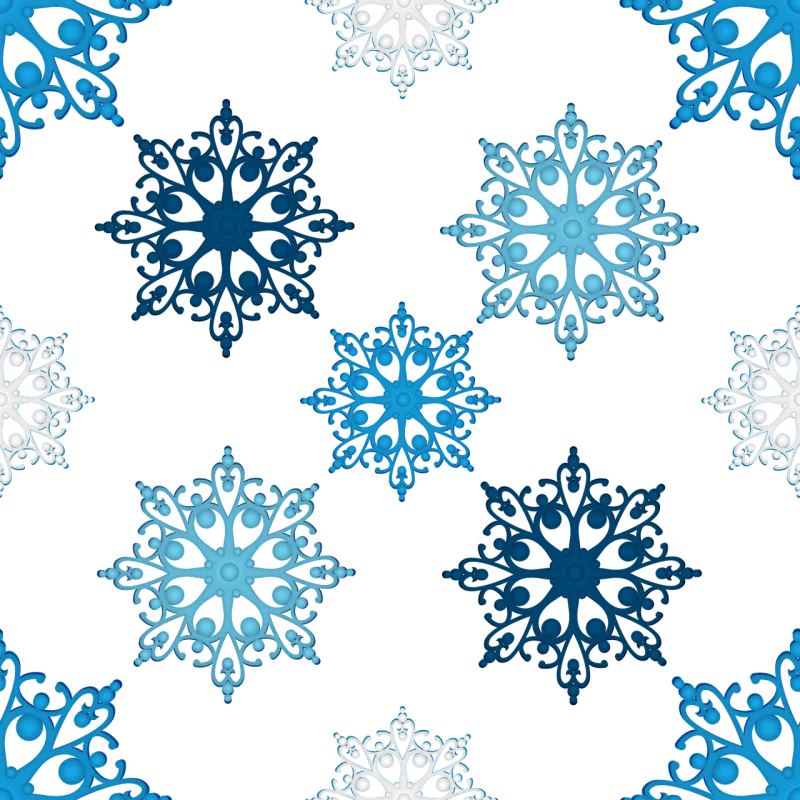 Pattern Snowflakes Seamless Stickdatei – Weihnachten