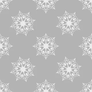 Pattern Snowflakes Seamless Stickdatei