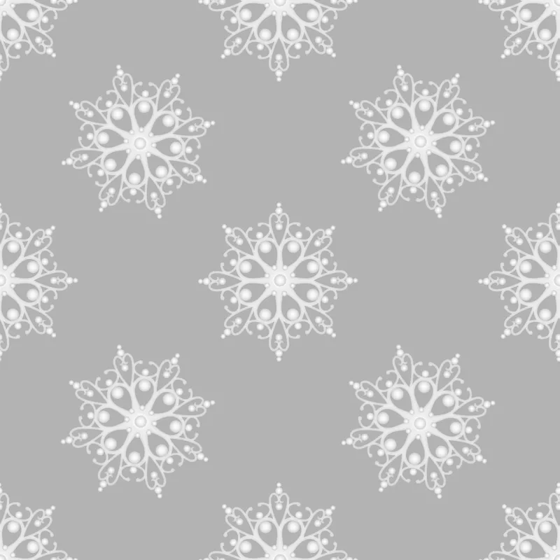 Pattern Snowflakes Seamless Stickdatei – Weihnachten