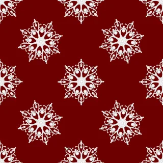 Pattern Snowflakes Seamless Stickdatei